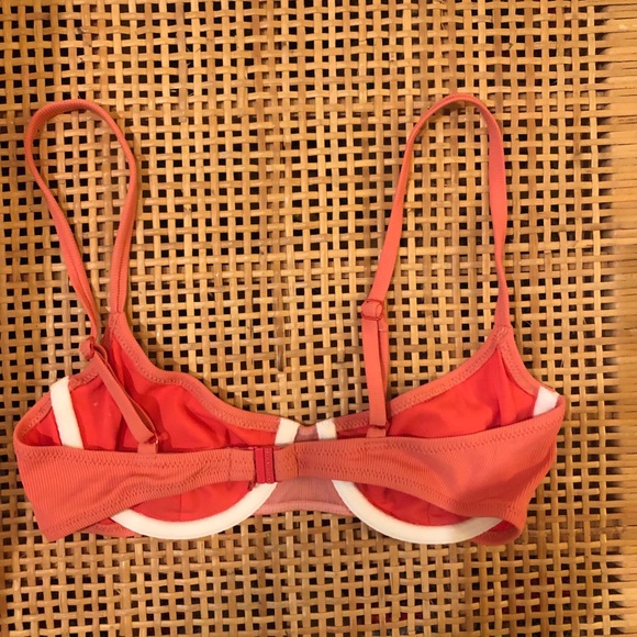 Stars and Stripes salmon bikini top - Picture 2 of 2